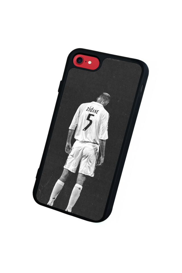 iPhone SE Uyumlu Zidane Tasarımlı Glossy Premium Kılıf