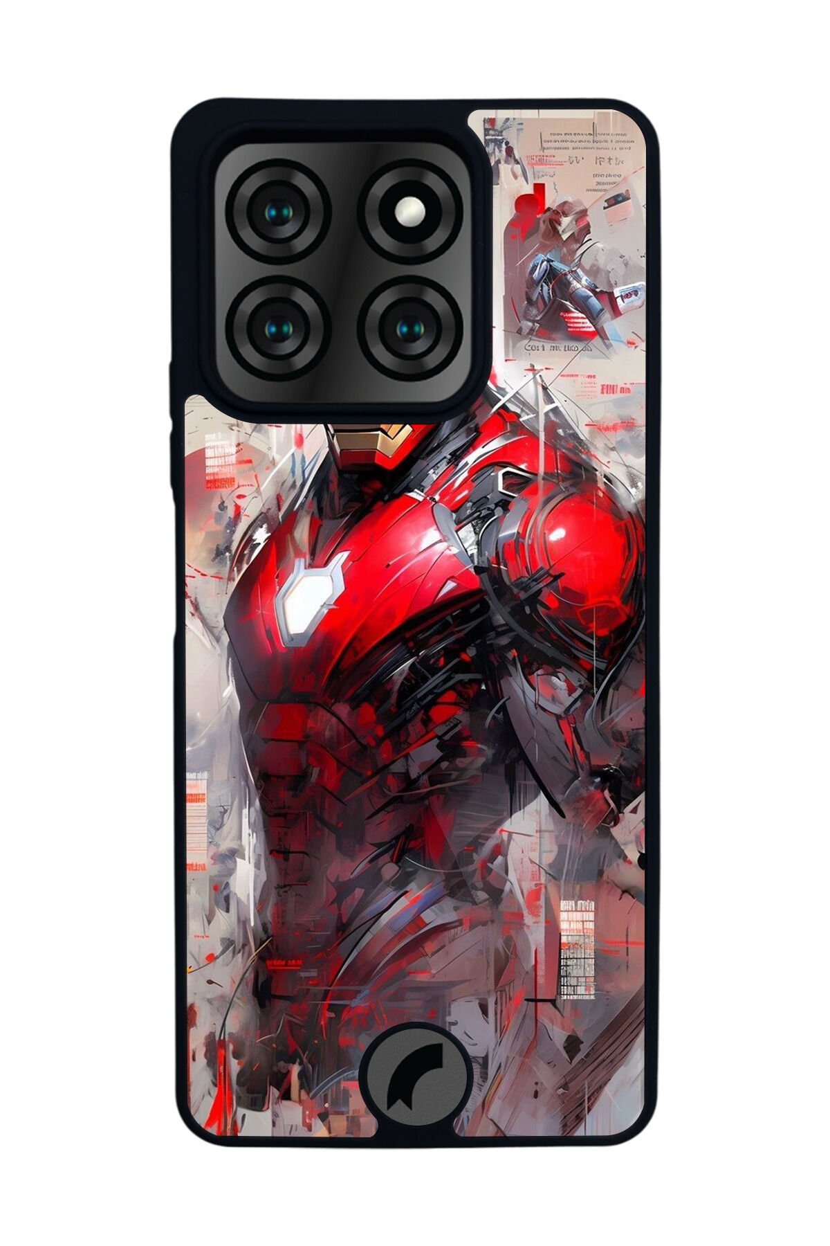 Reeder S71 Uyumlu Iron Man ( Demir Adam ) Tasarımlı Glossy Premium Kılıf
