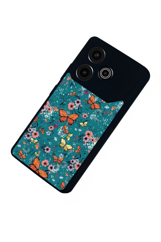 Tecno Pova 6 Uyumlu Floral Tasarımlı Glossy Premium Kılıf