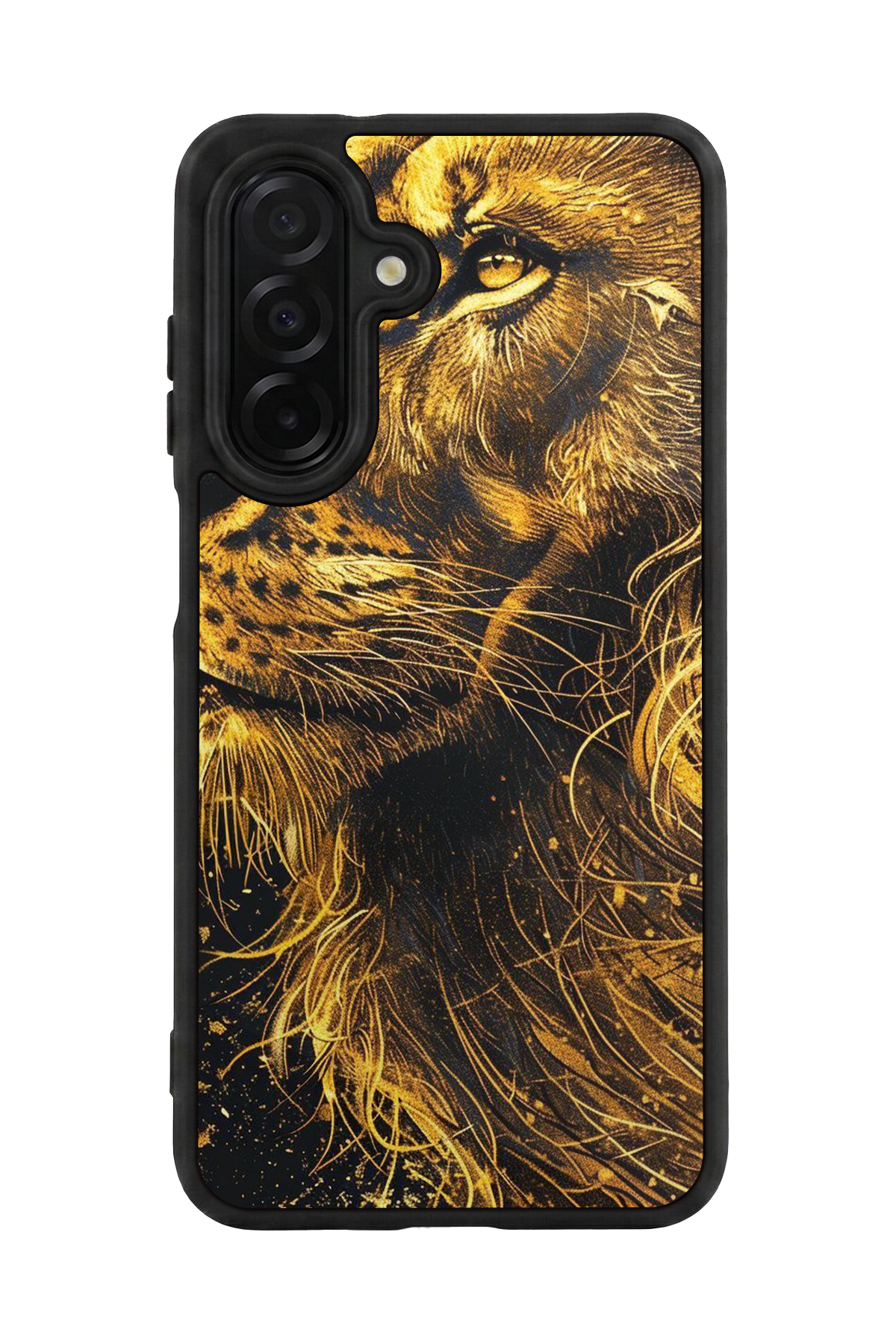 Samsung Galaxy A36 Uyumlu Aslan Tasarımlı Glossy Premium Kılıf