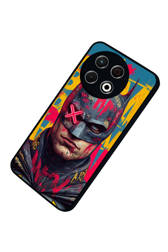 Tecno Spark 30 Pro Uyumlu Batman Tasarımlı Glossy Premium Kılıf