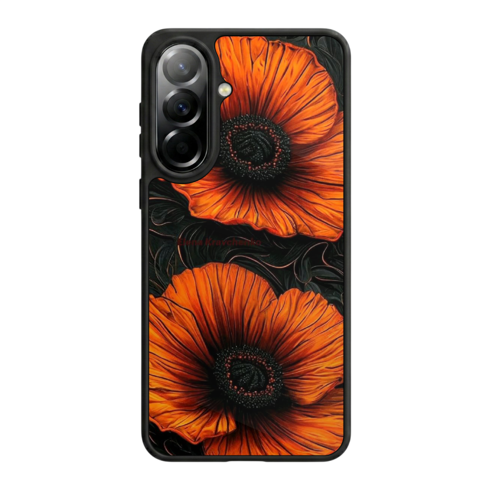 Samsung Galaxy A37 Uyumlu Botanik Tasarımlı Glossy Premium Kılıf