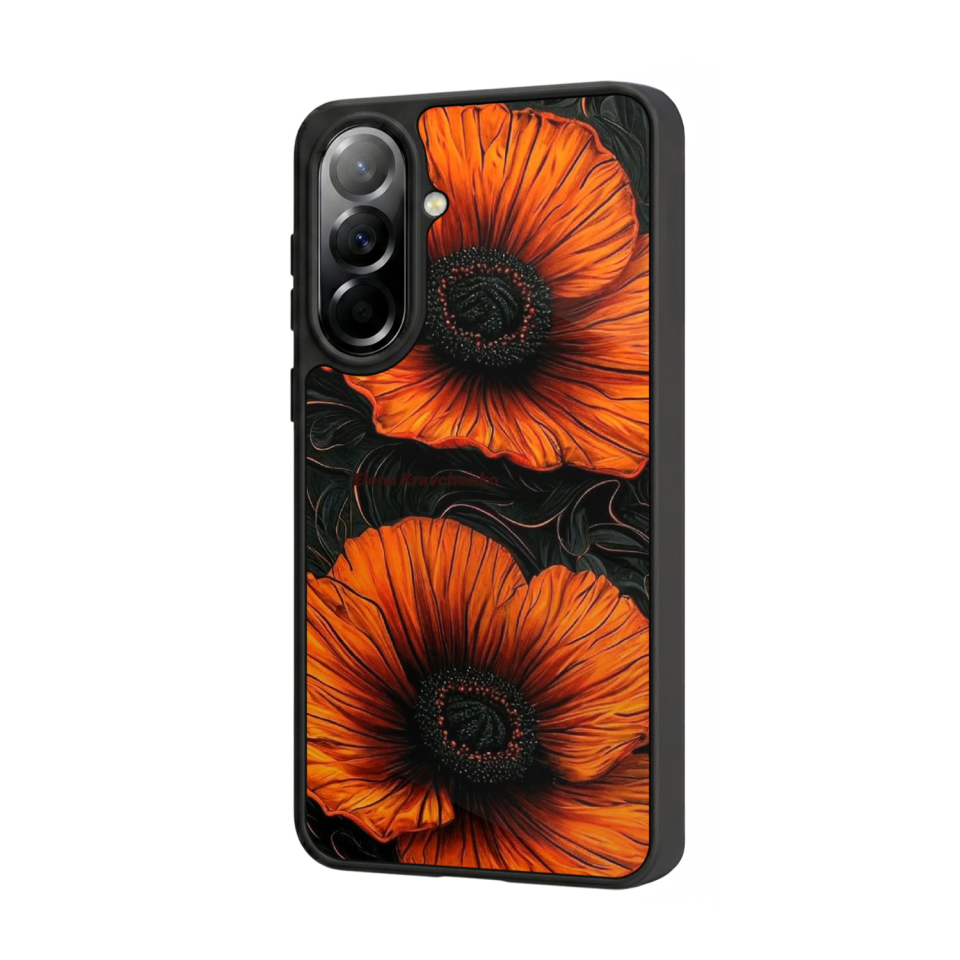 Samsung Galaxy A37 Uyumlu Botanik Tasarımlı Glossy Premium Kılıf