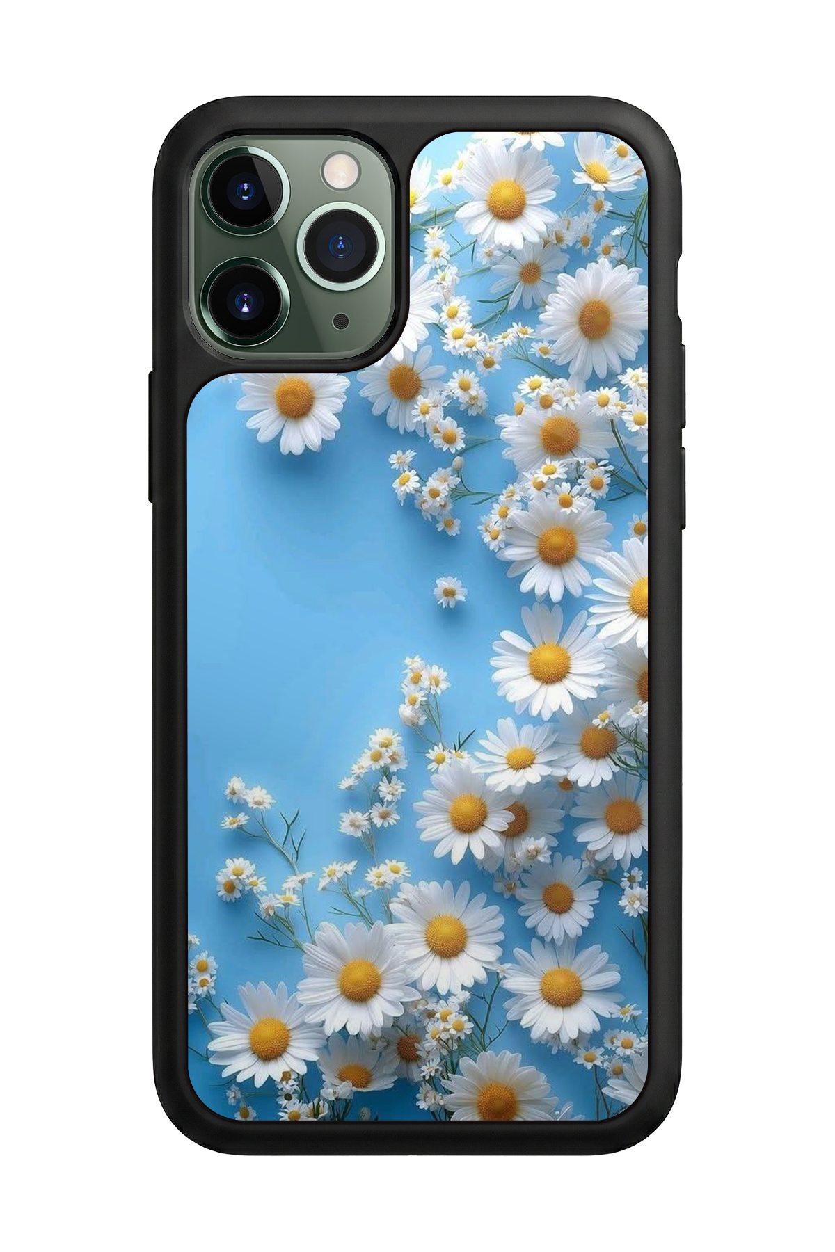 iPhone 11 Pro Uyumlu Cicek Tasarımlı Glossy Premium Kılıf