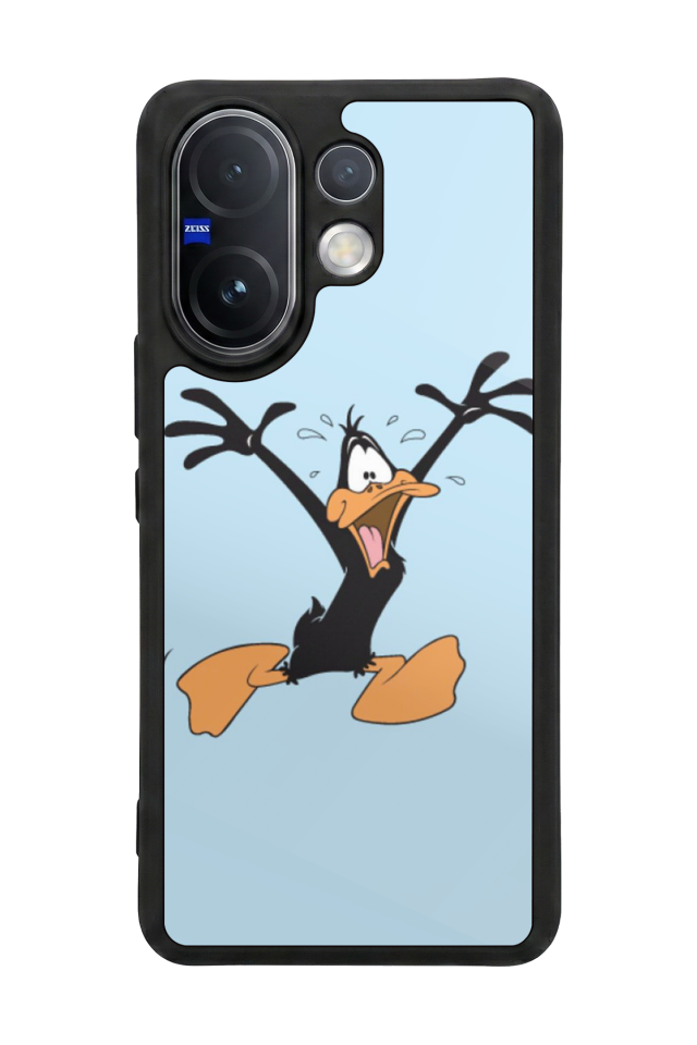 Vivo V60 Uyumlu Daffy duck Tasarımlı Glossy Premium Kılıf
