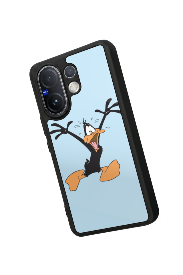 Vivo V60 Uyumlu Daffy duck Tasarımlı Glossy Premium Kılıf