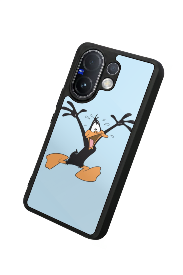 Vivo V60 Uyumlu Daffy duck Tasarımlı Glossy Premium Kılıf