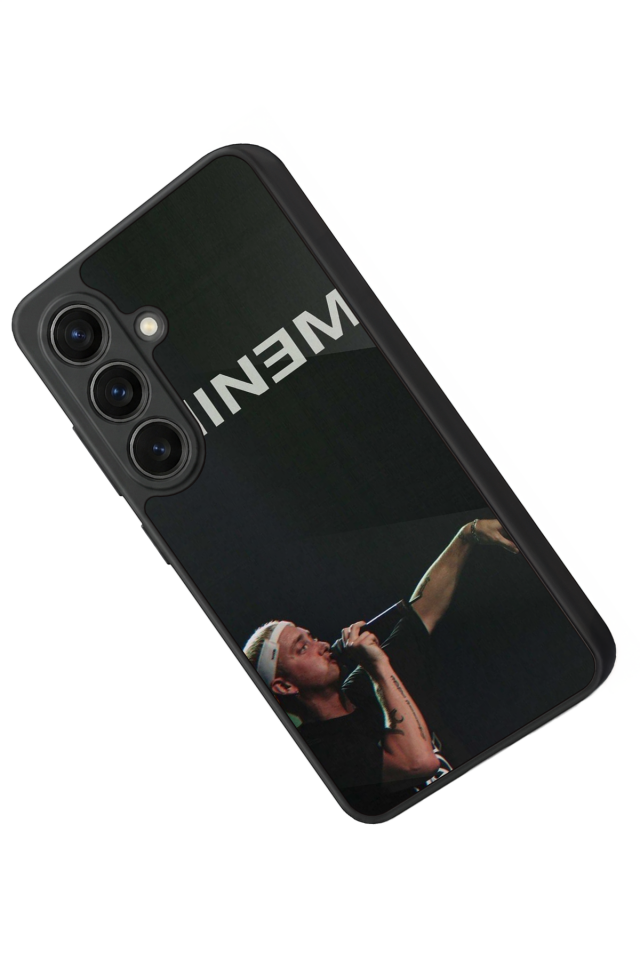 Samsung Galaxy S26 Uyumlu Eminem Tasarımlı Glossy Premium Kılıf