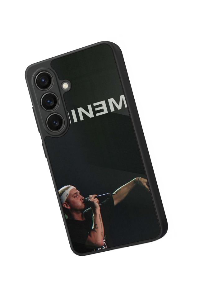 Samsung Galaxy S26 Uyumlu Eminem Tasarımlı Glossy Premium Kılıf