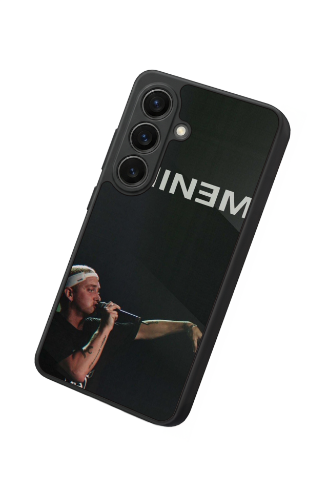 Samsung Galaxy S26 Uyumlu Eminem Tasarımlı Glossy Premium Kılıf
