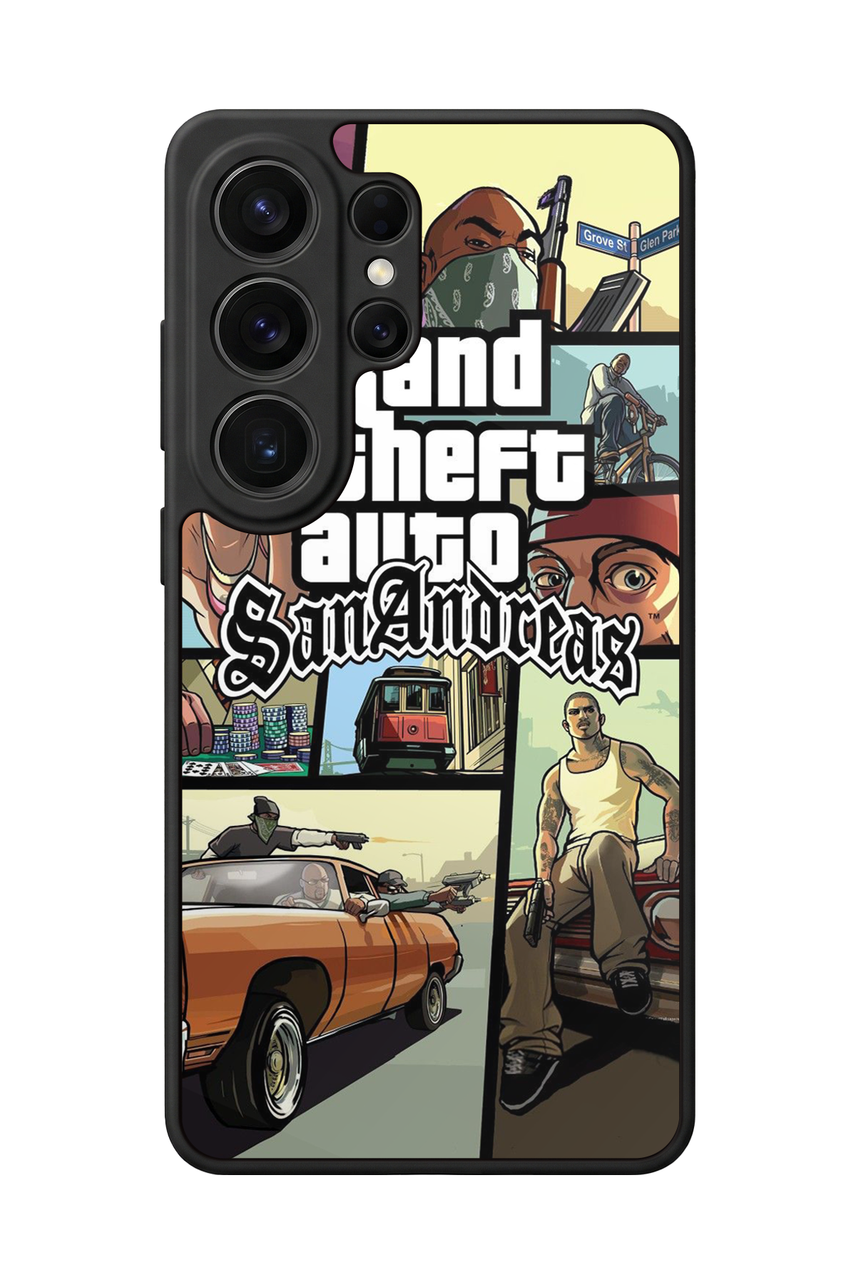 Samsung Galaxy S26 Ultra Uyumlu GTA Tasarımlı Glossy Premium Kılıf