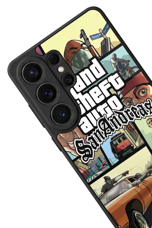 Samsung Galaxy S26 Ultra Uyumlu GTA Tasarımlı Glossy Premium Kılıf