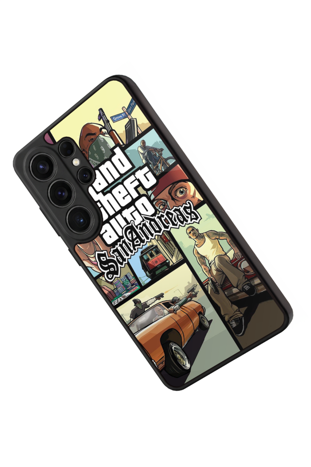 Samsung Galaxy S26 Ultra Uyumlu GTA Tasarımlı Glossy Premium Kılıf