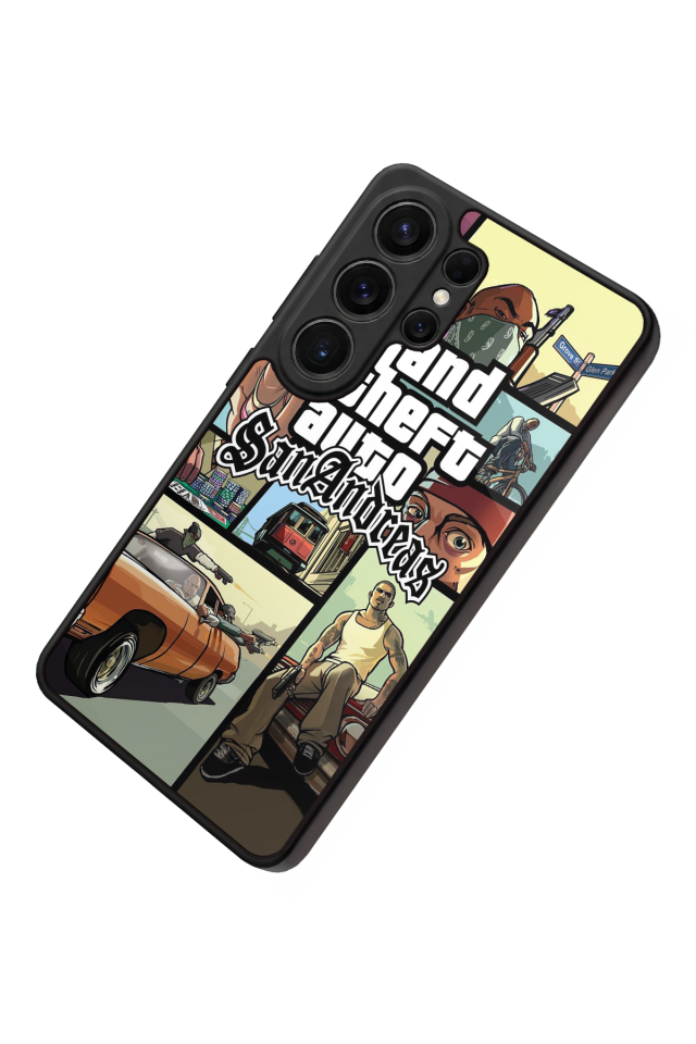 Samsung Galaxy S26 Ultra Uyumlu GTA Tasarımlı Glossy Premium Kılıf