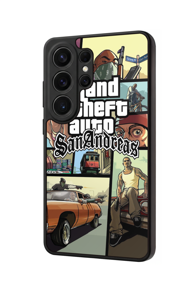 Samsung Galaxy S26 Ultra Uyumlu GTA Tasarımlı Glossy Premium Kılıf