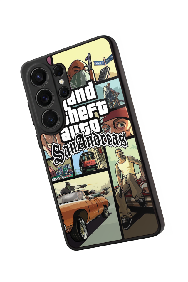 Samsung Galaxy S26 Ultra Uyumlu GTA Tasarımlı Glossy Premium Kılıf