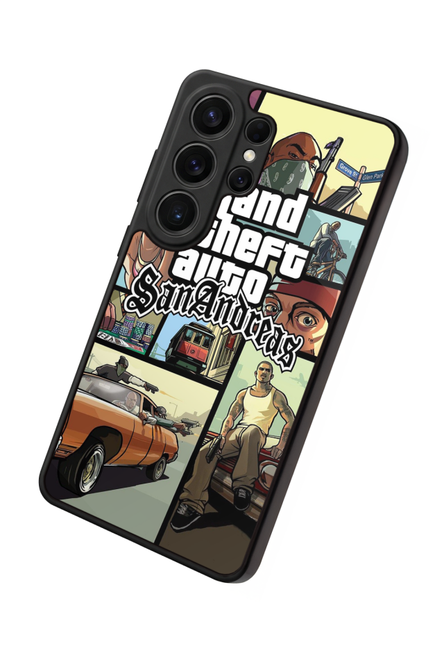 Samsung Galaxy S26 Ultra Uyumlu GTA Tasarımlı Glossy Premium Kılıf