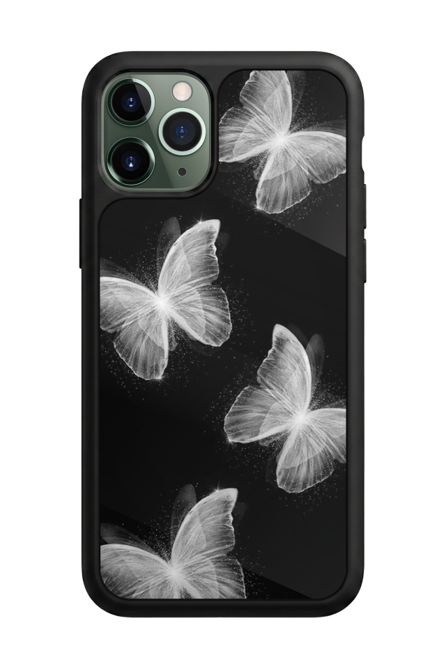 iPhone 11 Pro Max Uyumlu Kelebek Tasarımlı Glossy Premium Kılıf