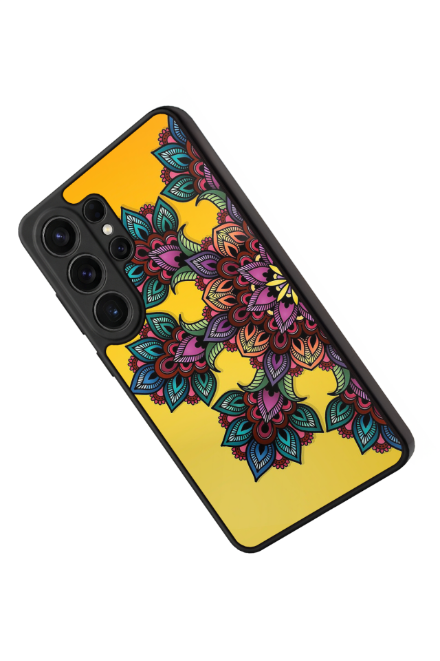 Samsung Galaxy S26 Ultra Uyumlu Mandala Tasarımlı Glossy Premium Kılıf