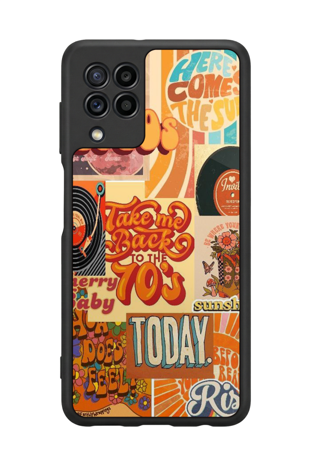 Samsung Galaxy M32 Uyumlu Poster Tasarımlı Glossy Premium Kılıf