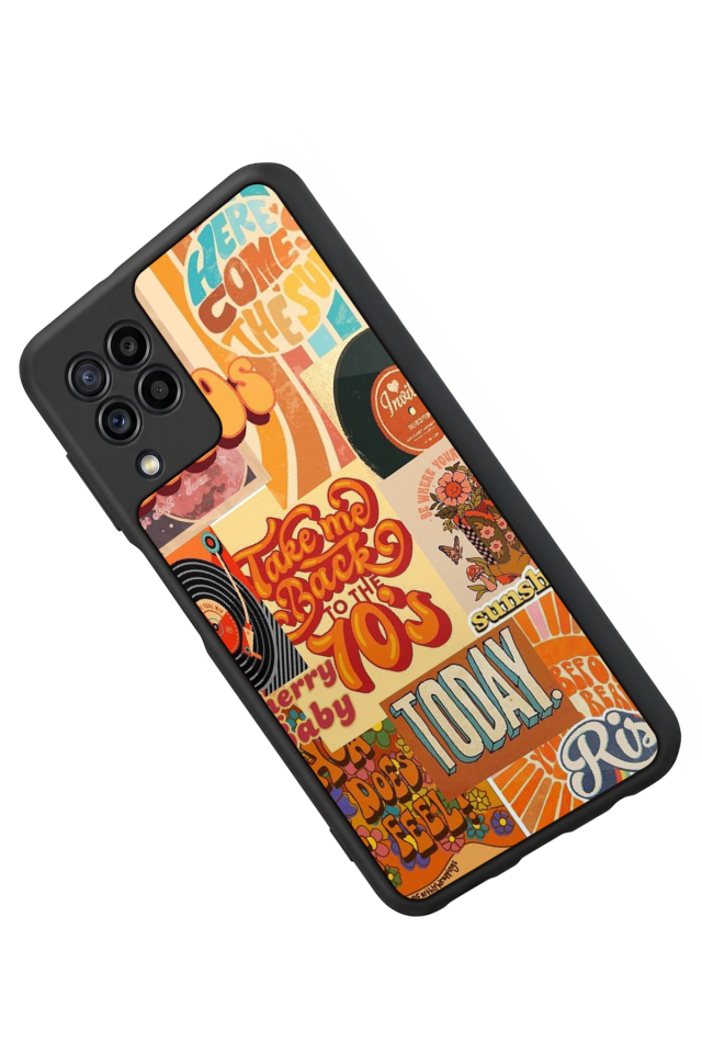 Samsung Galaxy M32 Uyumlu Poster Tasarımlı Glossy Premium Kılıf