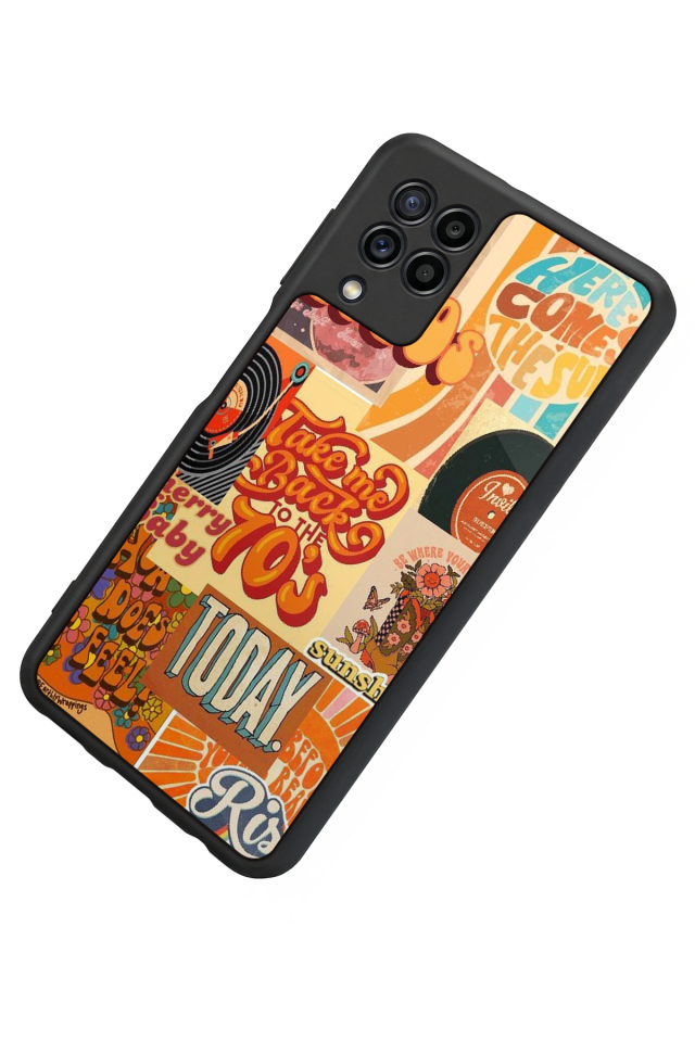 Samsung Galaxy M32 Uyumlu Poster Tasarımlı Glossy Premium Kılıf