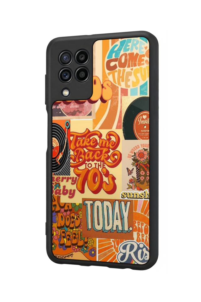Samsung Galaxy M32 Uyumlu Poster Tasarımlı Glossy Premium Kılıf