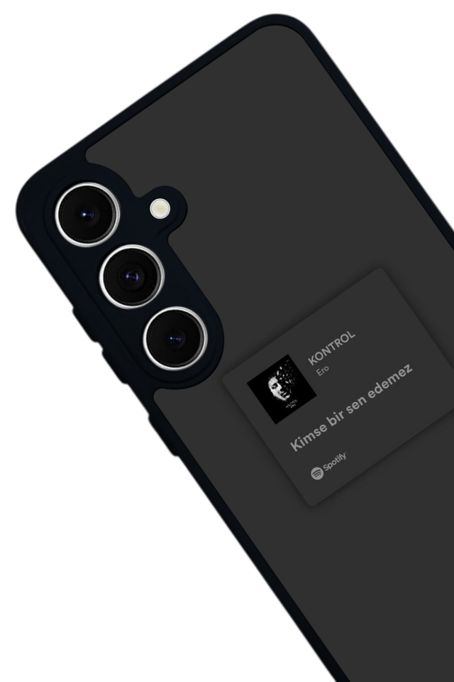 Samsung Galaxy S24 FE Uyumlu Sarki Sozleri Tasarımlı Glossy Premium Kılıf
