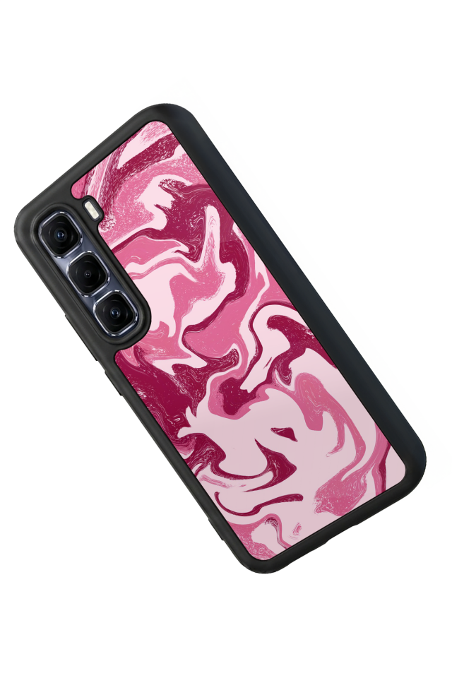 Infinix Hot 60 Pro Plus Uyumlu Soft Degrade Tasarımlı Glossy Premium Kılıf
