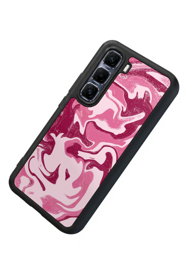 Infinix Hot 60 Pro Plus Uyumlu Soft Degrade Tasarımlı Glossy Premium Kılıf