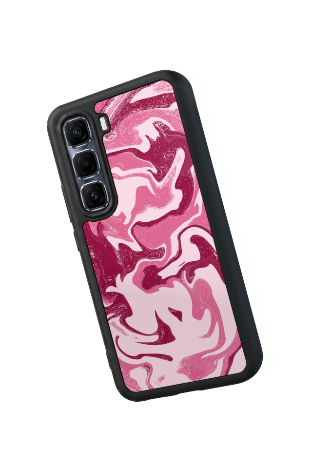Infinix Hot 60 Pro Plus Uyumlu Soft Degrade Tasarımlı Glossy Premium Kılıf