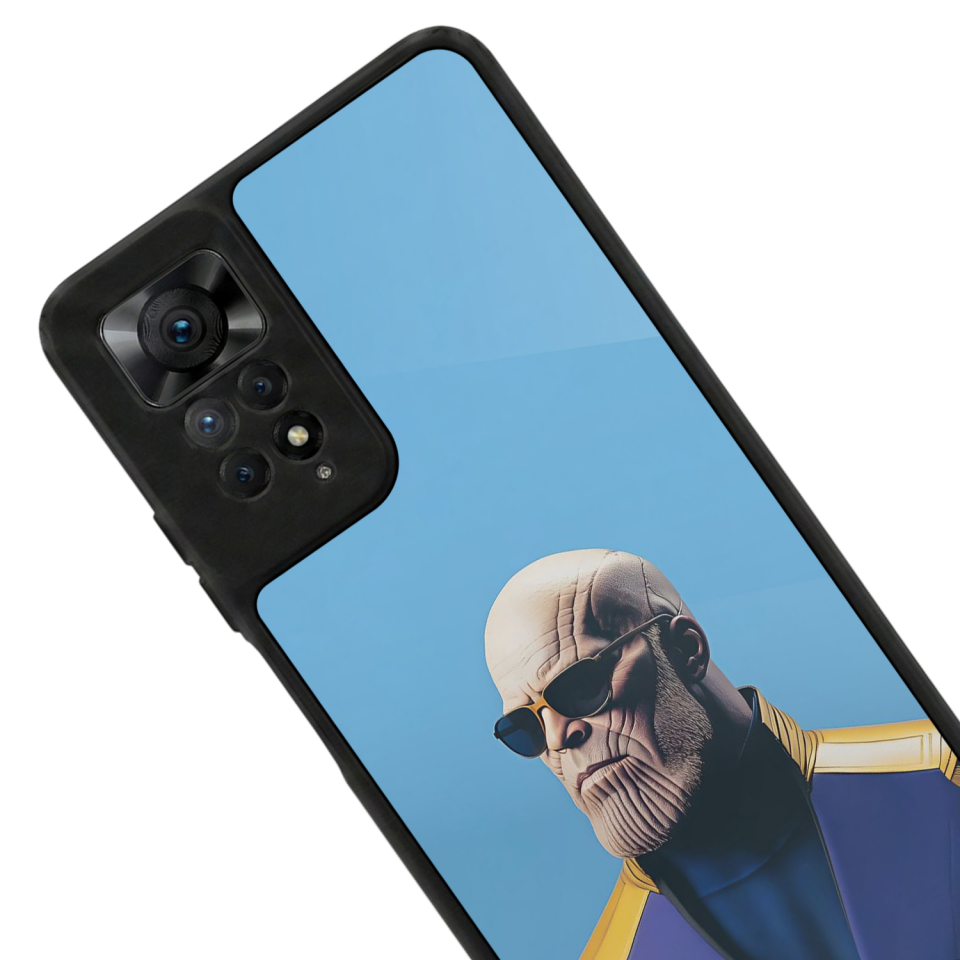 Xiaomi Redmi Note 11 Pro Uyumlu Thanos Tasarımlı Glossy Premium Kılıf