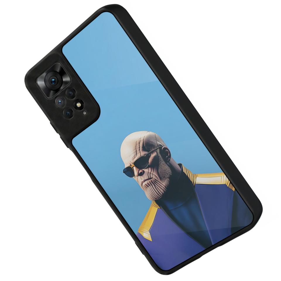 Xiaomi Redmi Note 11 Pro Uyumlu Thanos Tasarımlı Glossy Premium Kılıf