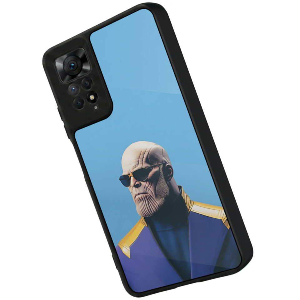 Xiaomi Redmi Note 11 Pro Uyumlu Thanos Tasarımlı Glossy Premium Kılıf