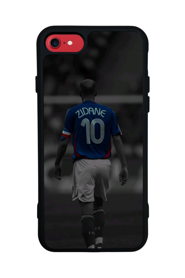 iPhone SE Uyumlu Zidane Tasarımlı Glossy Premium Kılıf
