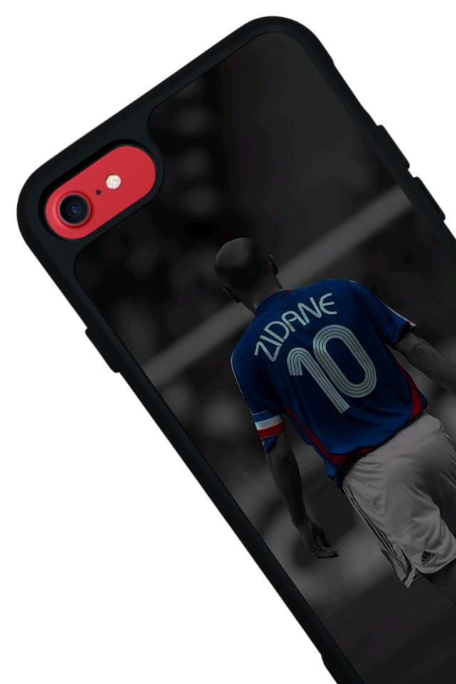 iPhone SE Uyumlu Zidane Tasarımlı Glossy Premium Kılıf