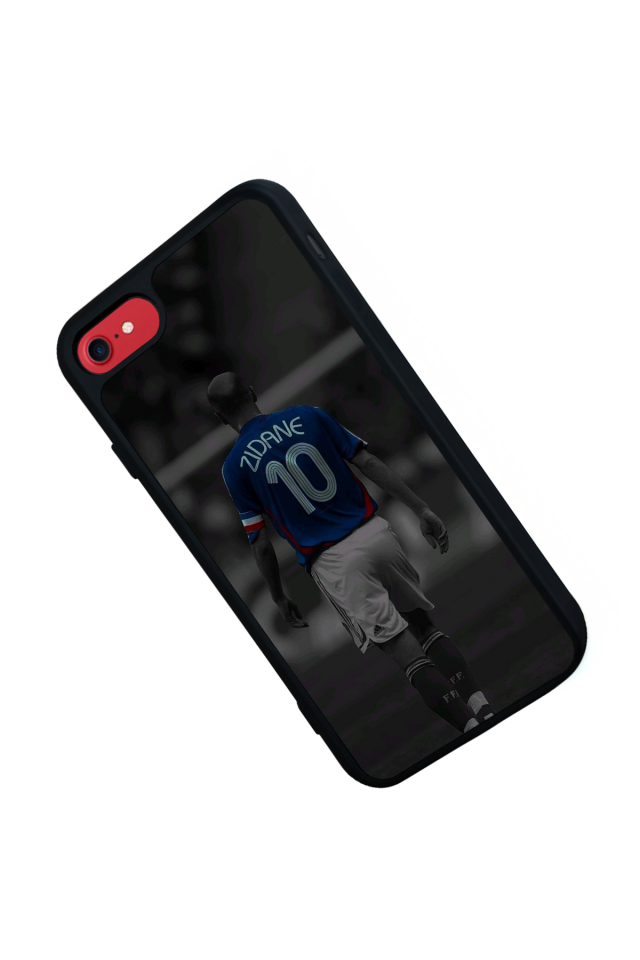 iPhone SE Uyumlu Zidane Tasarımlı Glossy Premium Kılıf