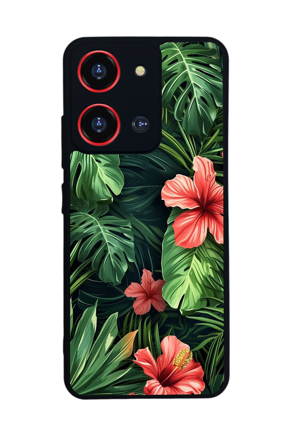 Reeder S19 Max Pro S 108MP Uyumlu Botanik Tasarımlı Glossy Premium Kılıf