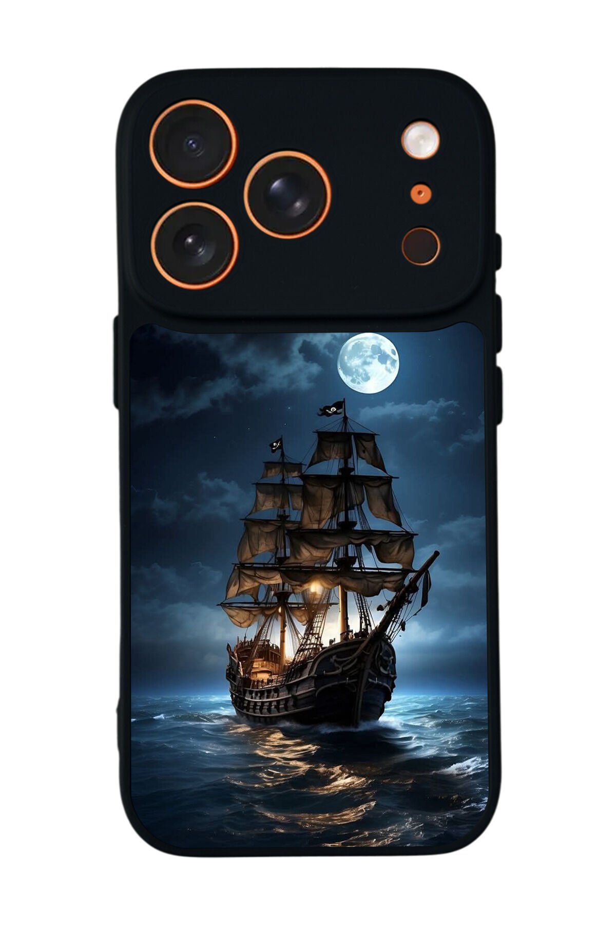 iPhone 17 Pro Max Uyumlu Korsan Tasarımlı Glossy Premium Kılıf