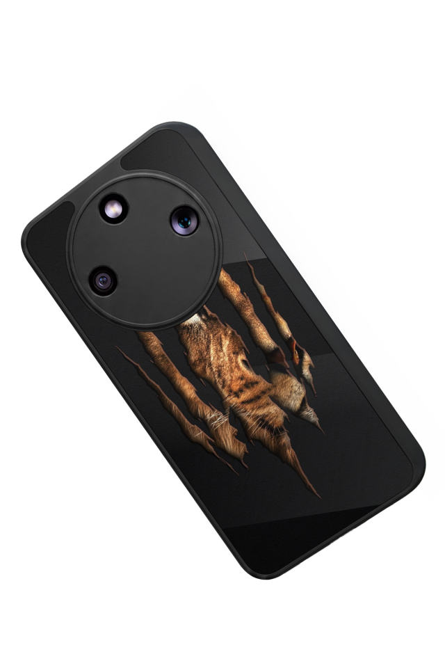 Honor Magic 8 Lite Uyumlu Aslan Tasarımlı Glossy Premium Kılıf