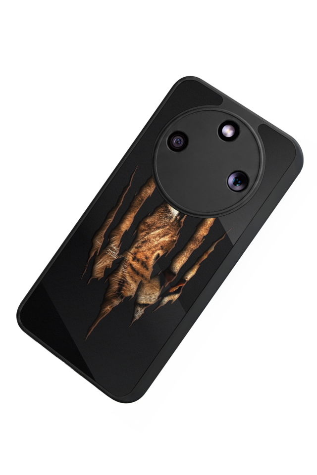 Honor Magic 8 Lite Uyumlu Aslan Tasarımlı Glossy Premium Kılıf