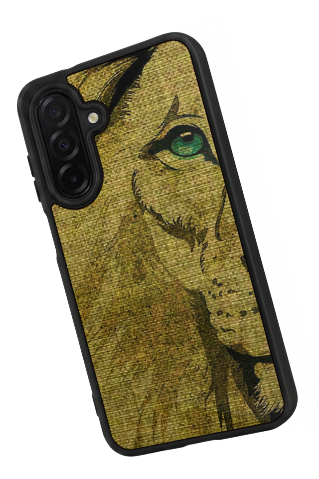 Samsung Galaxy A36 Uyumlu Aslan Tasarımlı Glossy Premium Kılıf