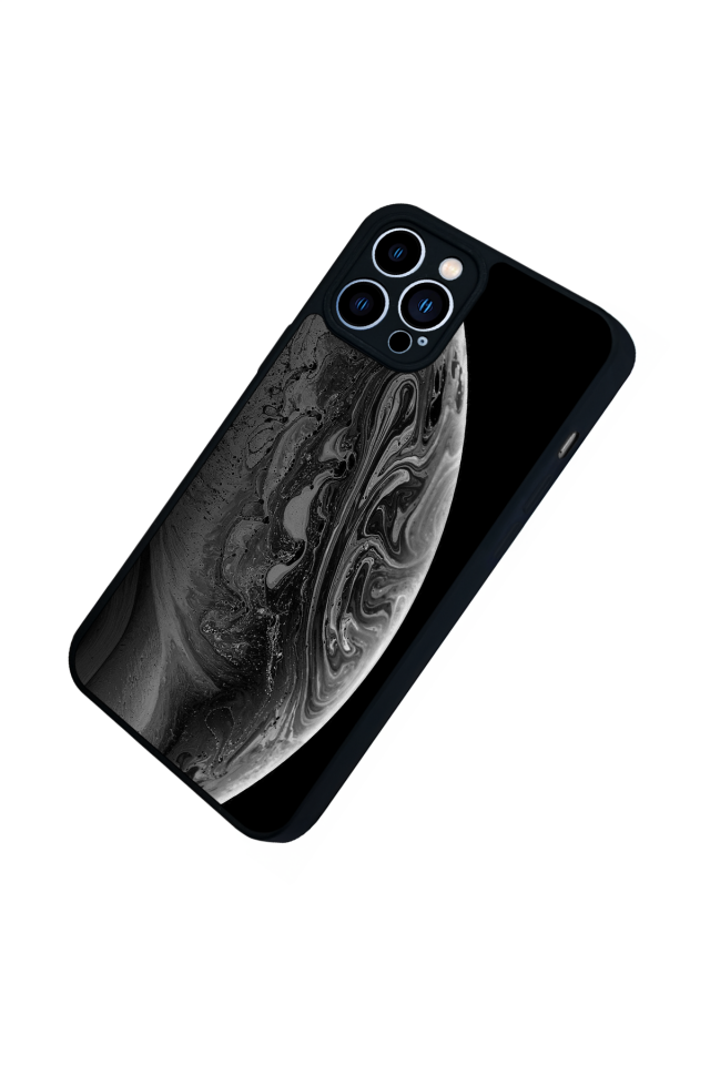 iPhone 12 Pro Max Uyumlu Ay Tasarımlı Glossy Premium Kılıf