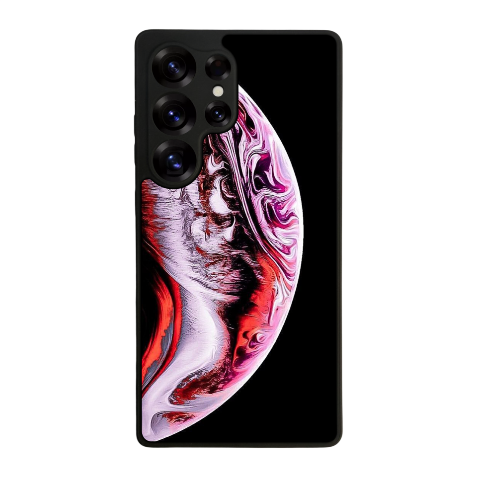 Samsung Galaxy S25 Ultra Uyumlu Ay Tasarımlı Glossy Premium Kılıf