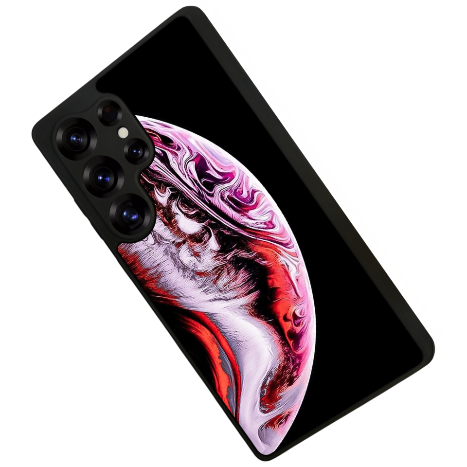 Samsung Galaxy S25 Ultra Uyumlu Ay Tasarımlı Glossy Premium Kılıf