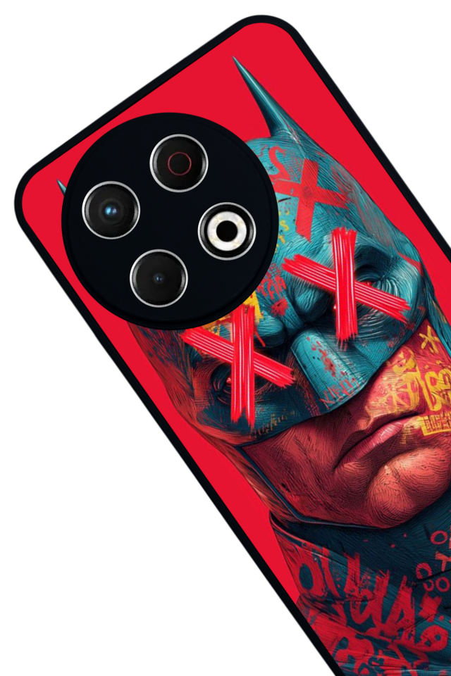 Tecno Spark 30 Pro Uyumlu Batman Tasarımlı Glossy Premium Kılıf