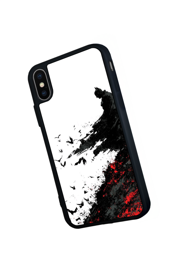 iPhone X/ XS Uyumlu Batman Tasarımlı Glossy Premium Kılıf