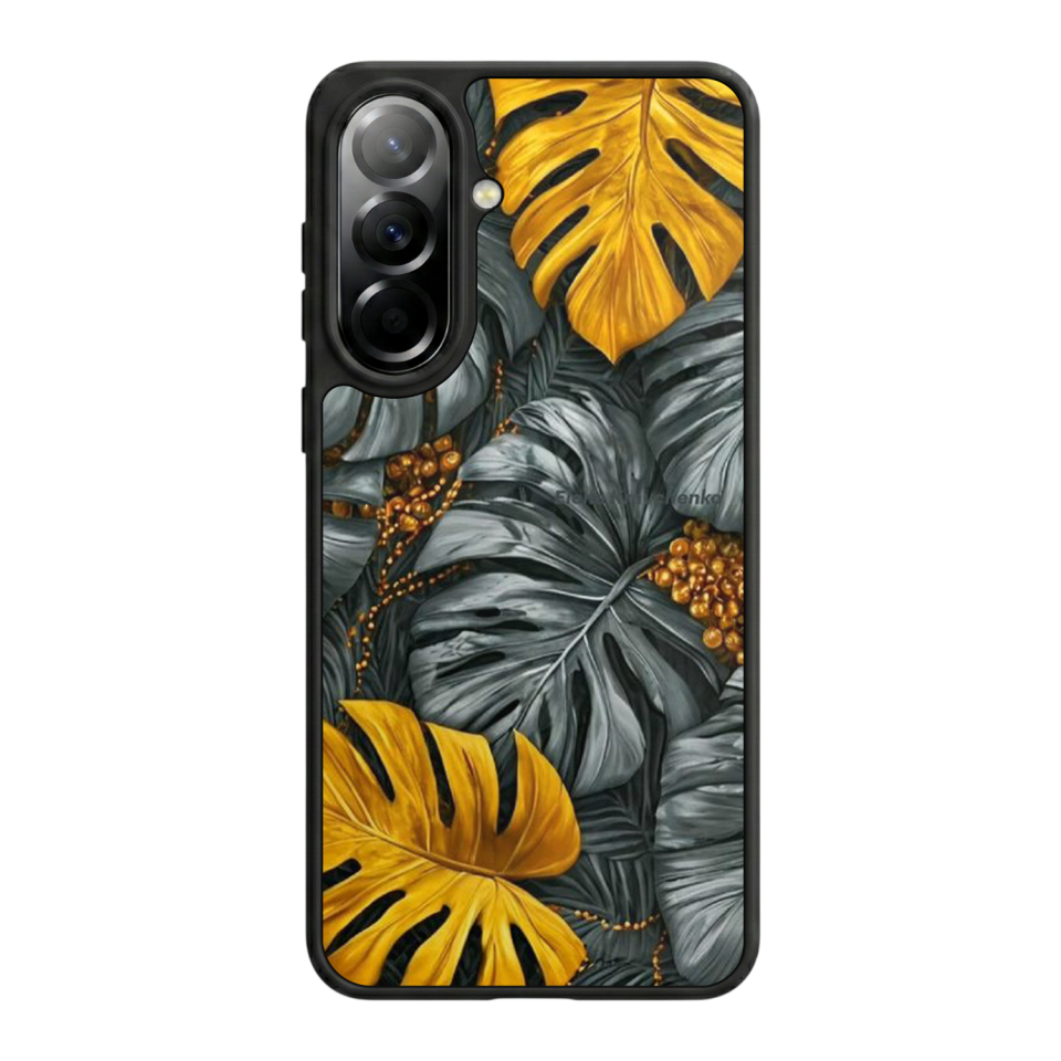 Samsung Galaxy A37 Uyumlu Botanik Tasarımlı Glossy Premium Kılıf