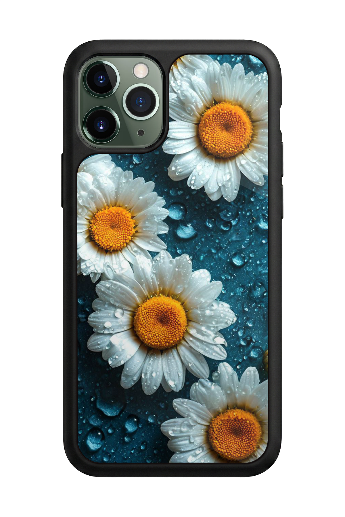 iPhone 11 Pro Uyumlu Cicek Tasarımlı Glossy Premium Kılıf
