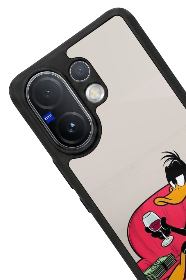 Vivo V60 Uyumlu Daffy duck Tasarımlı Glossy Premium Kılıf